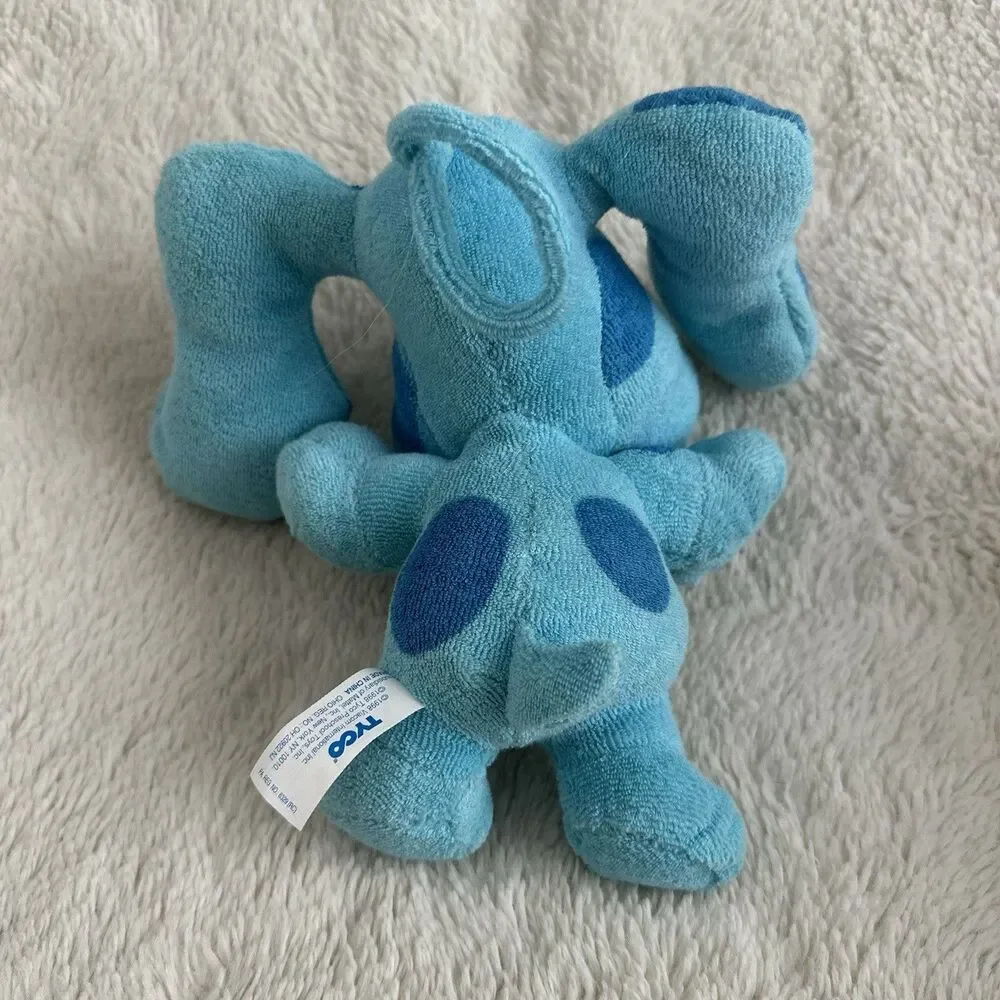 Tyco Blues Clues Beachtime Blue Plush Stuffed Animal Figure 1998 Vintage